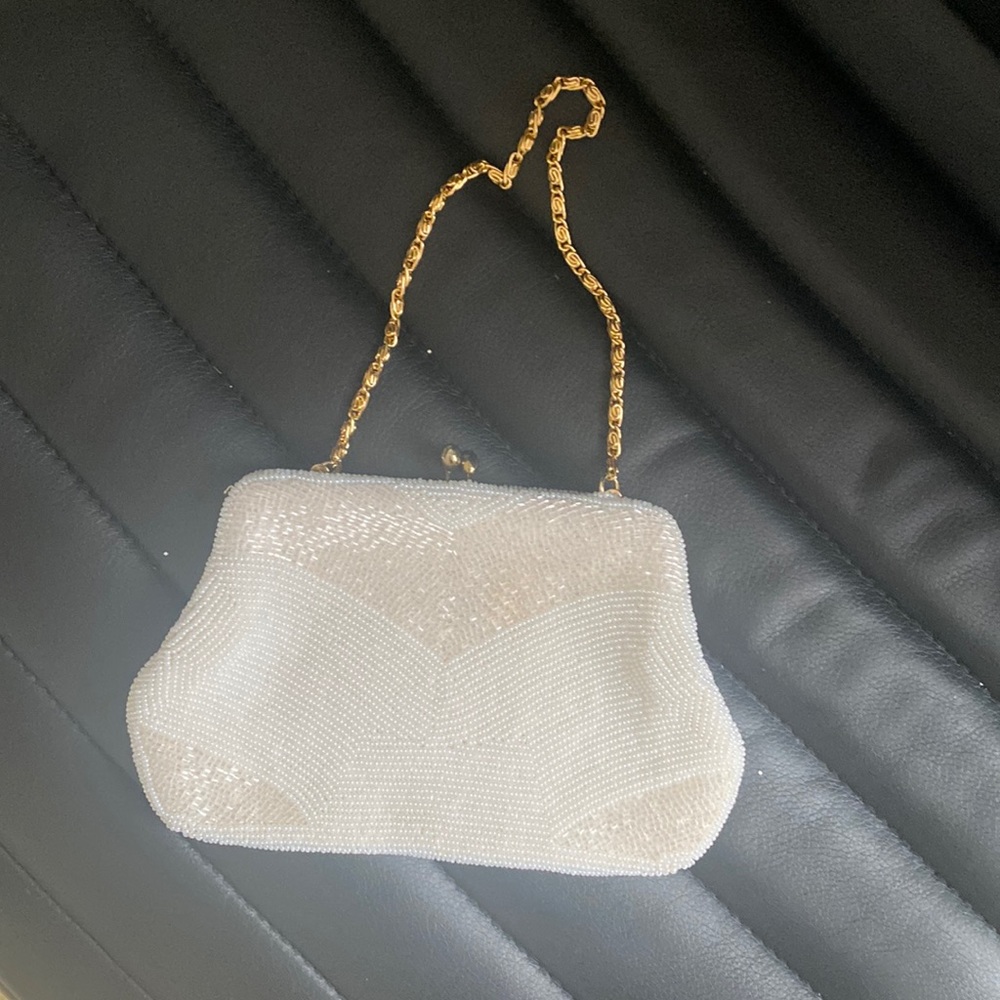 1950s Bon Soir Beaded Evening Purse Bridal